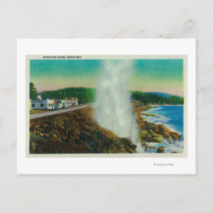Spouting Horn i Depoe Bay, Oregon Vykort