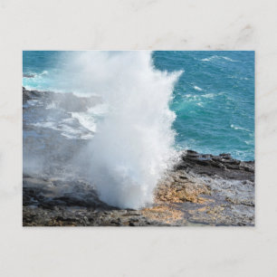 Spouting Horn i Kauai, Hawaii Vykort