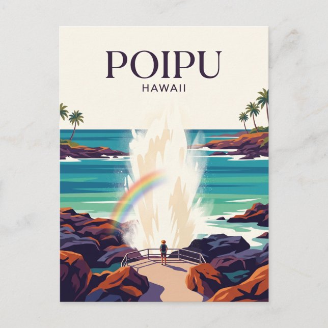 Spouting Horn USA Vykort (Framsida)