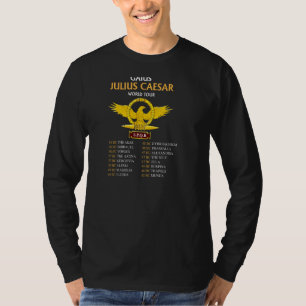 Spqr Ancient Rom Julius Caesar World Tour Roman H T Shirt