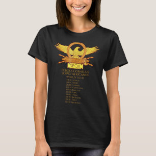 Spqr Antikens Rom Scipio Africanus Världsturné T Shirt