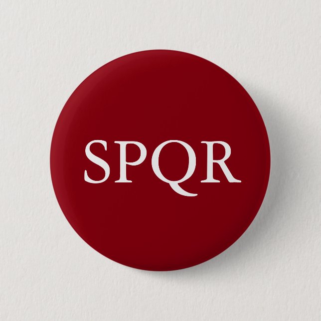 SPQR-bricka Knapp (Framsida)