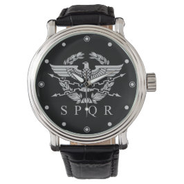 SPQR - det romerska imperiets emblem Armbandsur