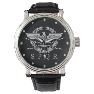 SPQR - det romerska imperiets emblem Armbandsur