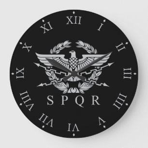 SPQR - det romerska imperiets emblem Stor Klocka