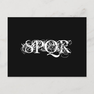"SPQR gotiic Postcard" Vykort