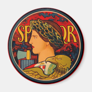 SPQR-italienareEmblem Magnet