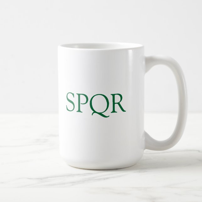 "SPQR-kaffemugg ", Kaffemugg (Höger)