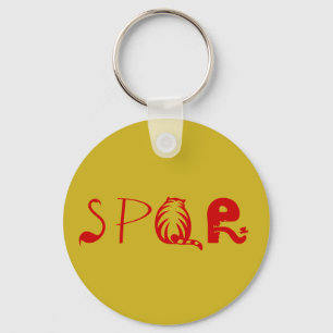 "SPQR" Keychain Nyckelring