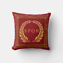 SPQR-lagrardekorativ kudde