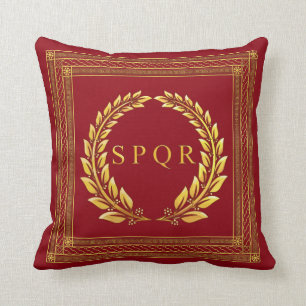 SPQR-lagrardekorativ kudde