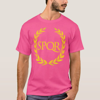 Spqr Lila I Senatus Populus Que Romanus T Shirt