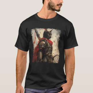 SPQR Rike Romersk Legion katt Krigare Japansk Graf T Shirt