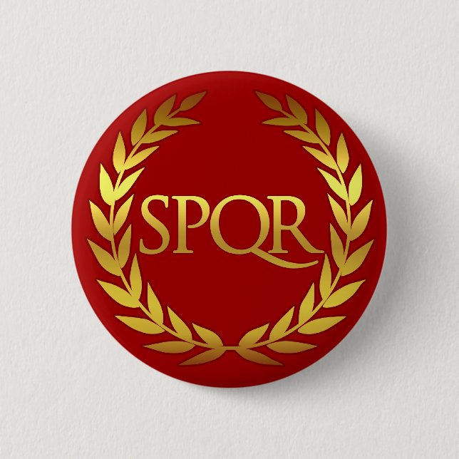 SPQR Roma Knapp (Framsida)