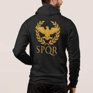 SPQR Romersk Örn Emblem – Gyllene Aquila & Lager T Shirt