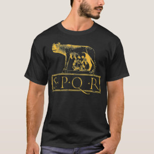 SPQR: Romsenaten Lupa Capitolina T Shirt