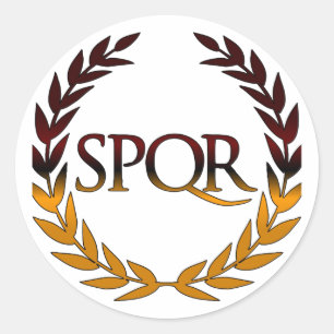 SPQR RUNT KLISTERMÄRKE