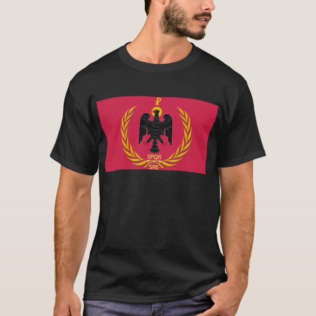 ☧+SPQR+SRE+Camisia T Shirt (Framsida)
