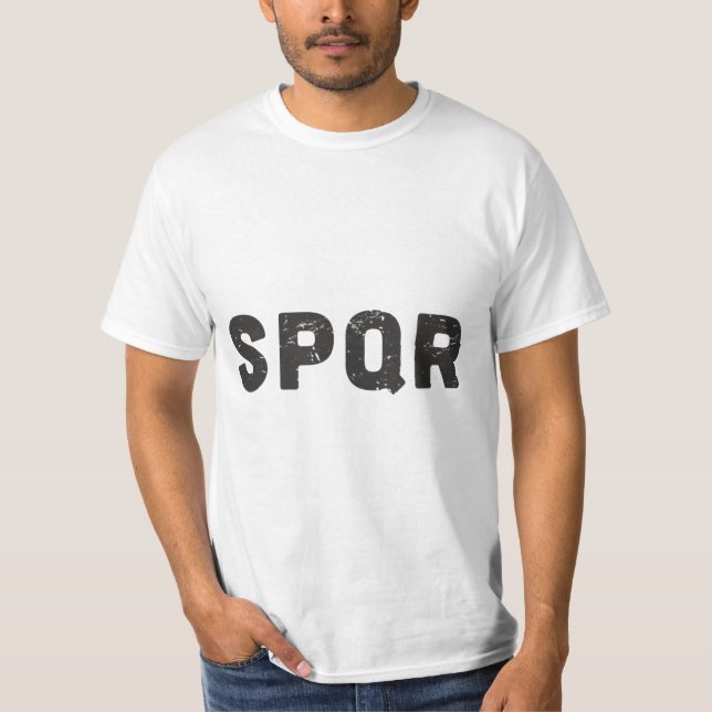 SPQR - Tidigare antikens historia T Shirt (Framsida)