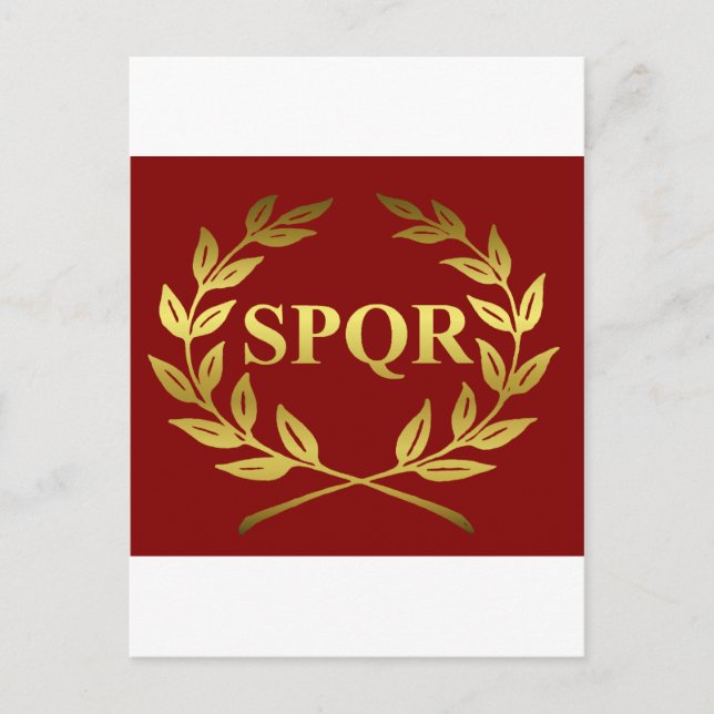 SPQR VYKORT (Framsida)