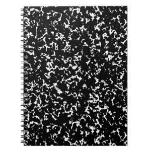 Spräcklig anteckningsbokdesign för klassiker anteckningsbok med spiral