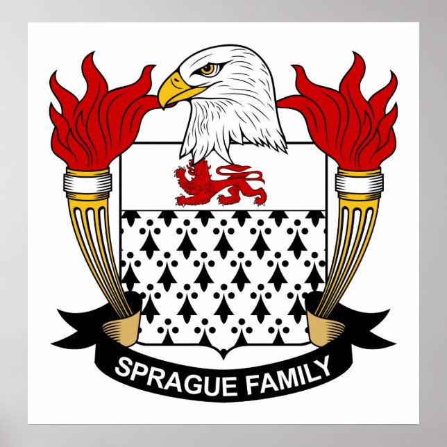 Sprague Family Crest Poster (Framsidan)