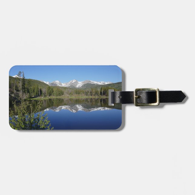 Sprague Lake II vid Rocky Mountain National Park Bagagebricka (Horisontell Framsida)