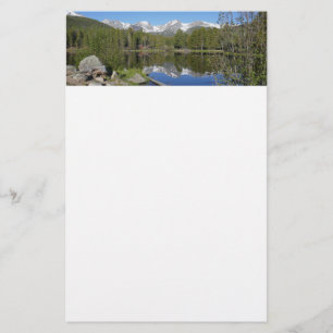 Sprague Lake II vid Rocky Mountain National Park Brevpapper