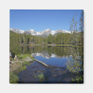 Sprague Lake II vid Rocky Mountain National Park Magnet