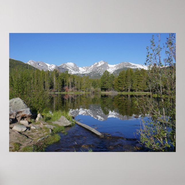 Sprague Lake II vid Rocky Mountain National Park Poster (Framsidan)