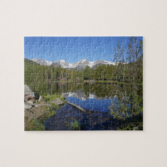 Sprague Lake II vid Rocky Mountain National Park Pussel (Horisontell)