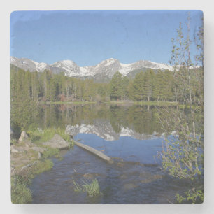 Sprague Lake II vid Rocky Mountain National Park Stenunderlägg