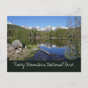 Sprague Lake II vid Rocky Mountain National Park Vykort