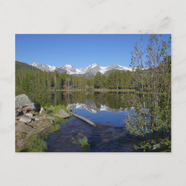 Sprague Lake II vid Rocky Mountain National Park Vykort (Framsida)
