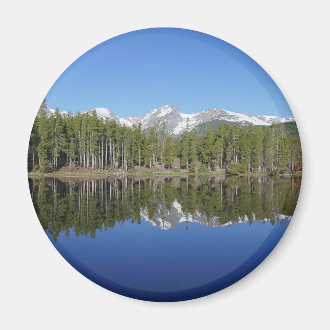 Sprague Lake-reflektion Magnet (Framsidan)