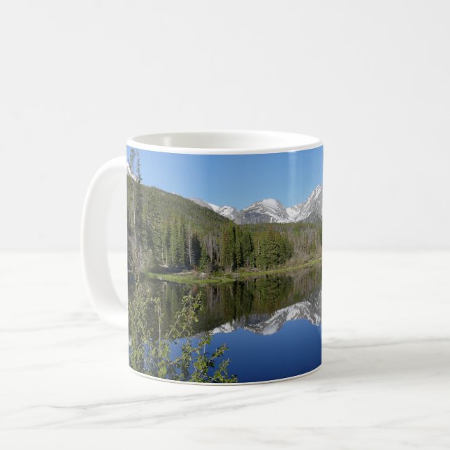 Sprague Sjö I i Rocky Mountain National Park Kaffemugg (Framsida vänster)