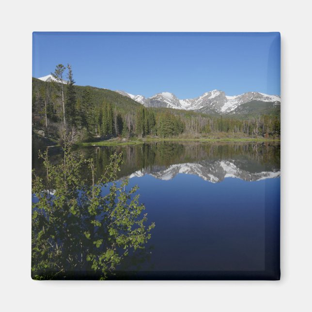 Sprague Sjö I i Rocky Mountain National Park Magnet (Framsidan)