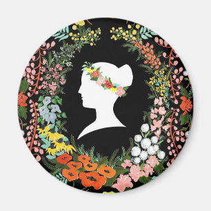 Språk av blommor magnet