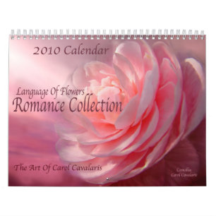 Språk av blommor - romansk samlingskalender kalender
