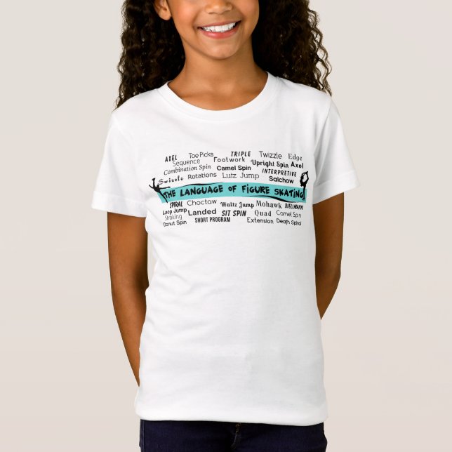 Språk av konståkningT-tröja Tee Shirt (Framsida)