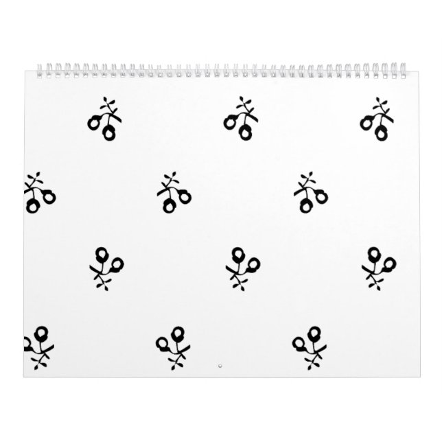 Språk, bergssymbol kalender (Omslag)
