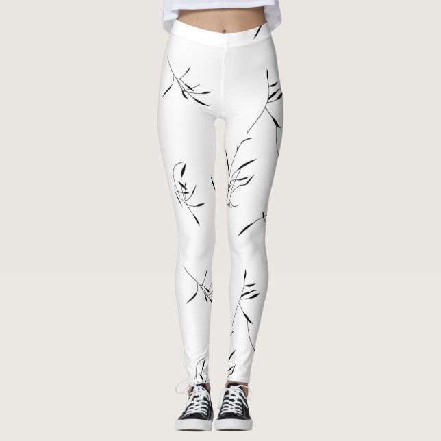 Språk, Dove Grått Leggings (Framsida)