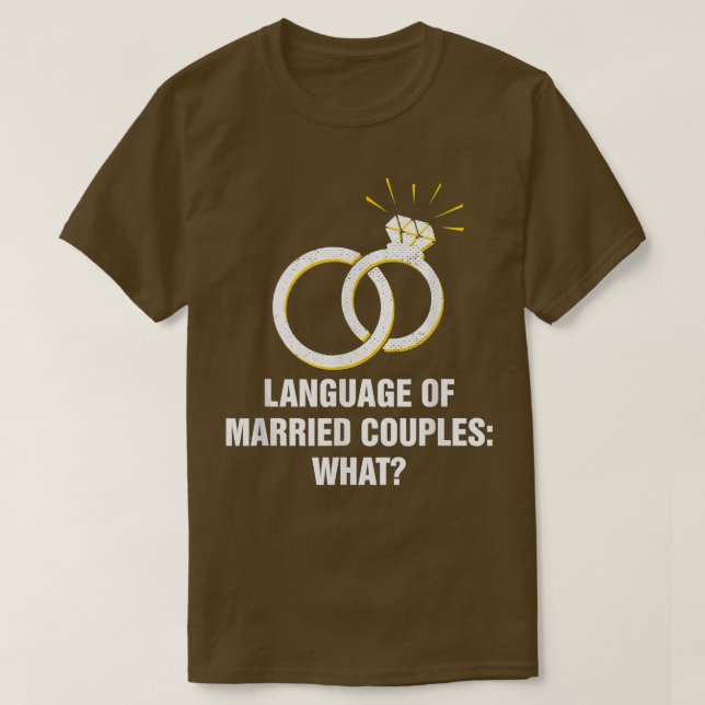 Språk för den berömda Par Bröllop-bron och T Shirt (Design framsida)