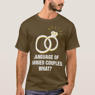Språk för den berömda Par Bröllop-bron och T Shirt