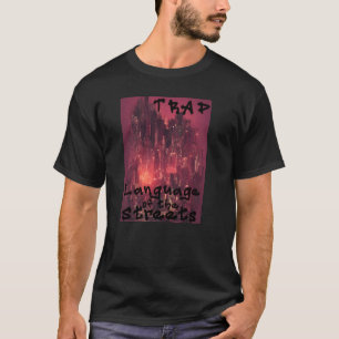 Språk för svällningsmusik på gatorna i Hip hop T Shirt