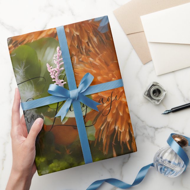 #Språk förBlommorWrappingPaper Presentpapper (Gifting)