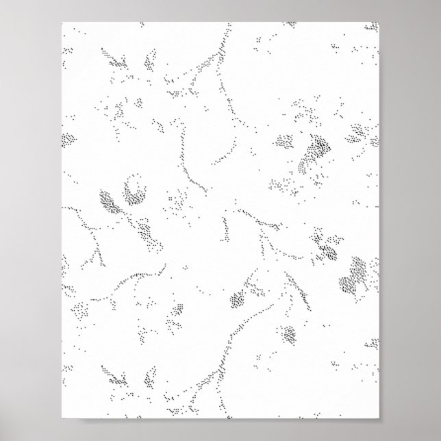 Språk, Grått Cloud Poster (Framsidan)