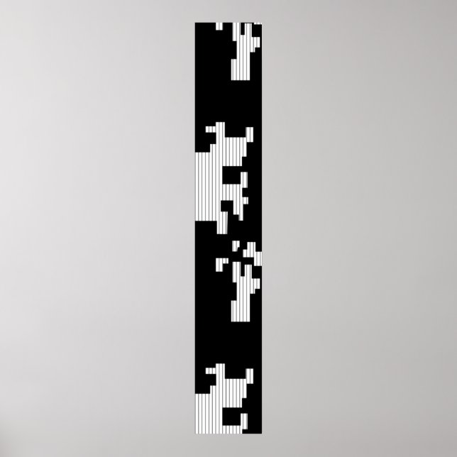 Språk, ökenstorm, inledande tecken poster (Framsidan)