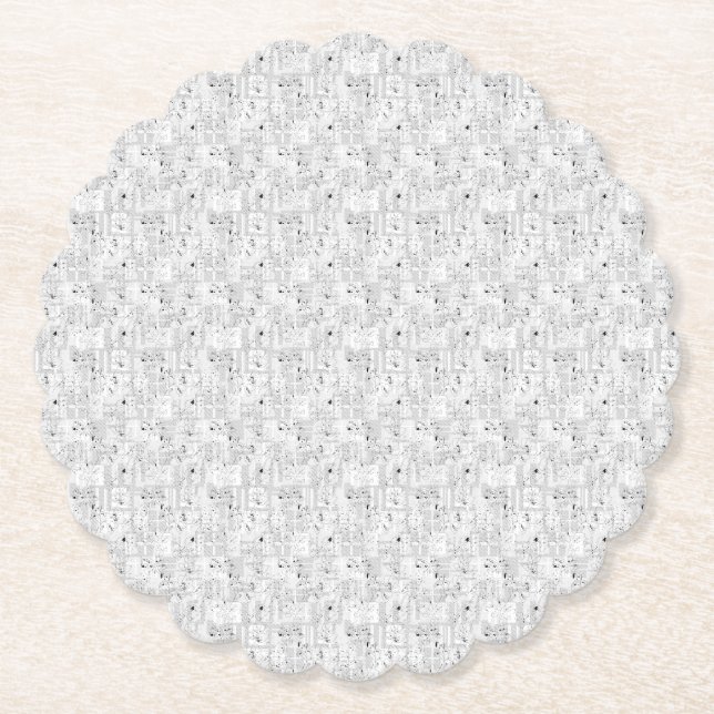 språkdesign ett hundra underlägg papper (Framsida)