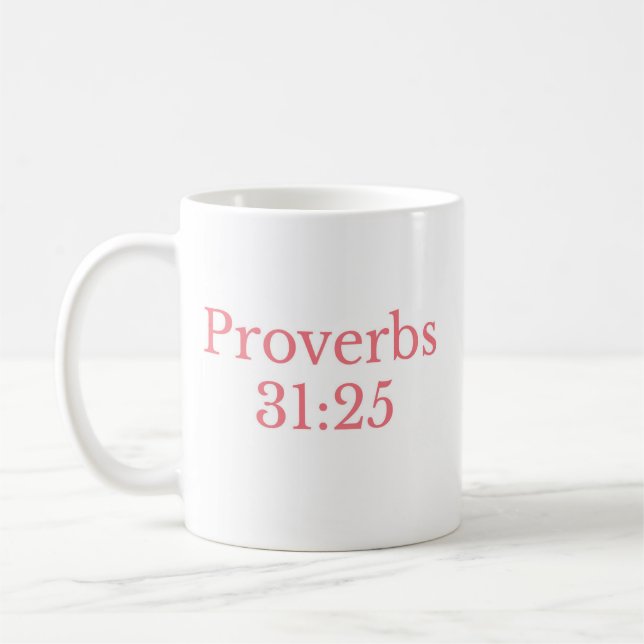 Spräken 31:25 Mugg (Vänster)